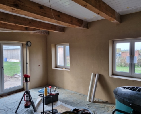 Altbau – Innendämmung mit Lehmputz
