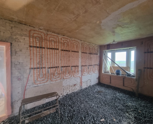 Altbau – Wandheizung Innenwand