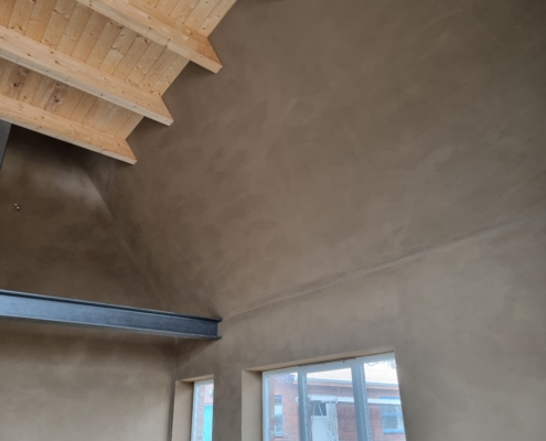 Neubau- Lehmputz EG und OG